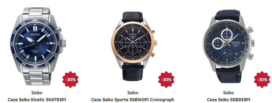 Cele mai bune si ieftine Ceasuri barbatesti Seiko