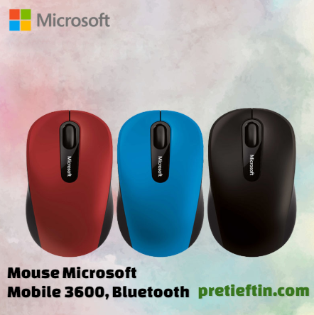 Mouse Microsoft Mobile 3600, Bluetooth, Rosu, Albastru sau Negru pareri dar si cel mai bun